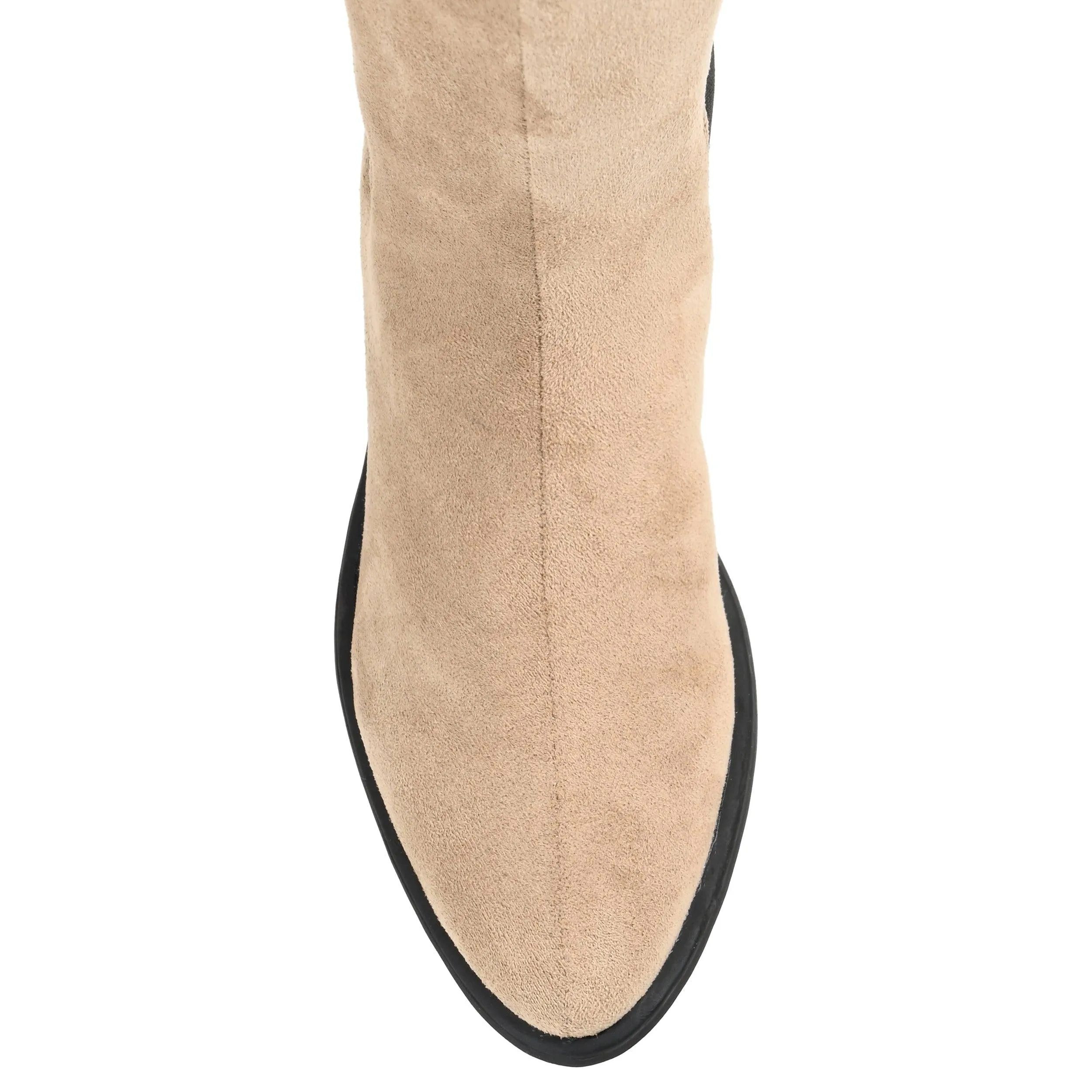 CELESST CHELSEA BOOTS IN FAUX SUEDE